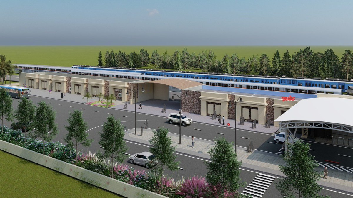 drmned's tweet photo. #RailInfra 
MUDKHED Railway Station in Nanded division is currently undergoing redevelopment under the #AmritBharatStations scheme. Upon completion, the station will offer modern amenities and improved accessibility for passengers. @SCRailwayIndia @RailMinIndia https://t.co/6zxHeKb464