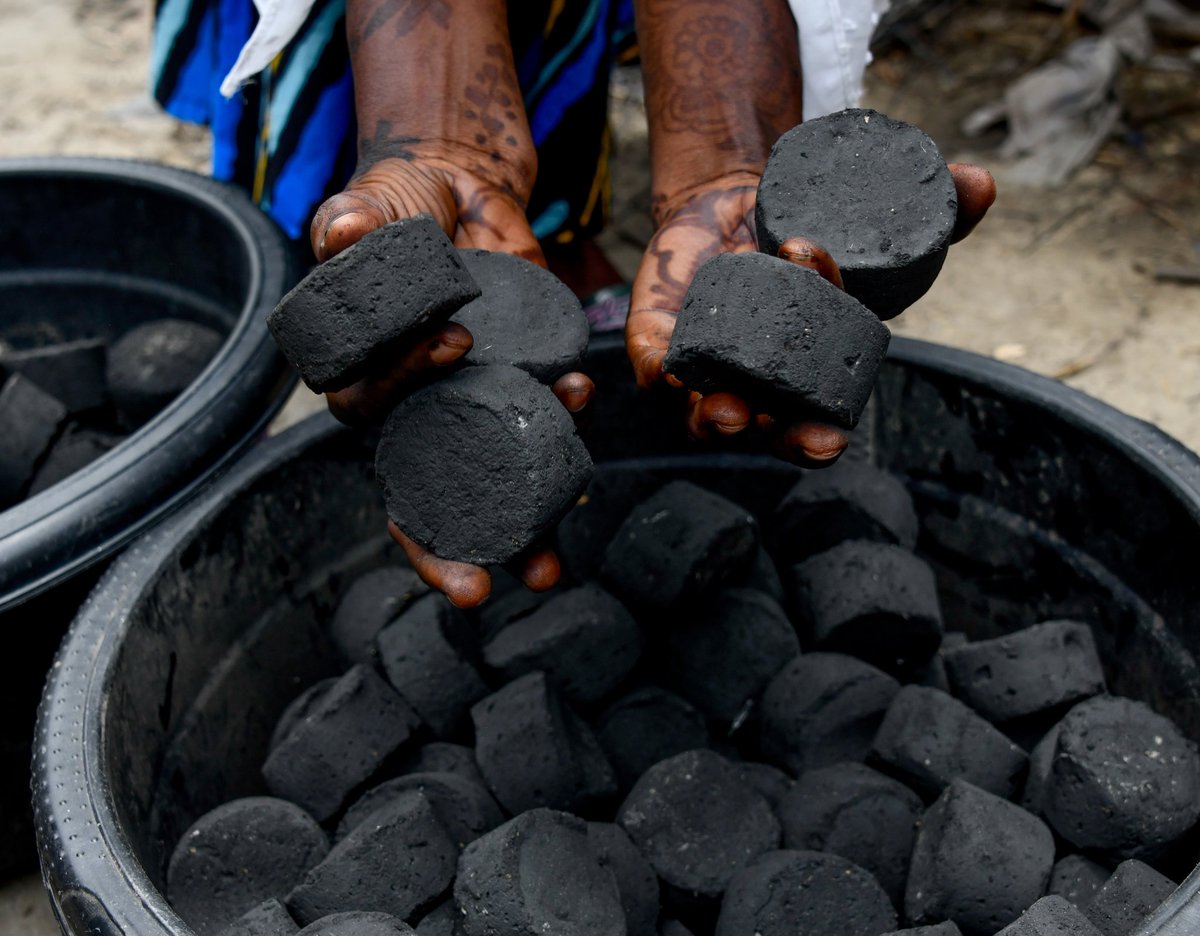 UNDPNigeria's tweet photo. In post-conflict areas, @UNDP's #RSF programme is transforming lives! 
By providing livelihood skills, like briquette making &amp; micro-gardening 👩‍🌾, we're supporting conflict affected and displaced populations reintegrate into their communities

Read more: https://t.co/G33zRt2L7s https://t.co/5FGWS1qIfC