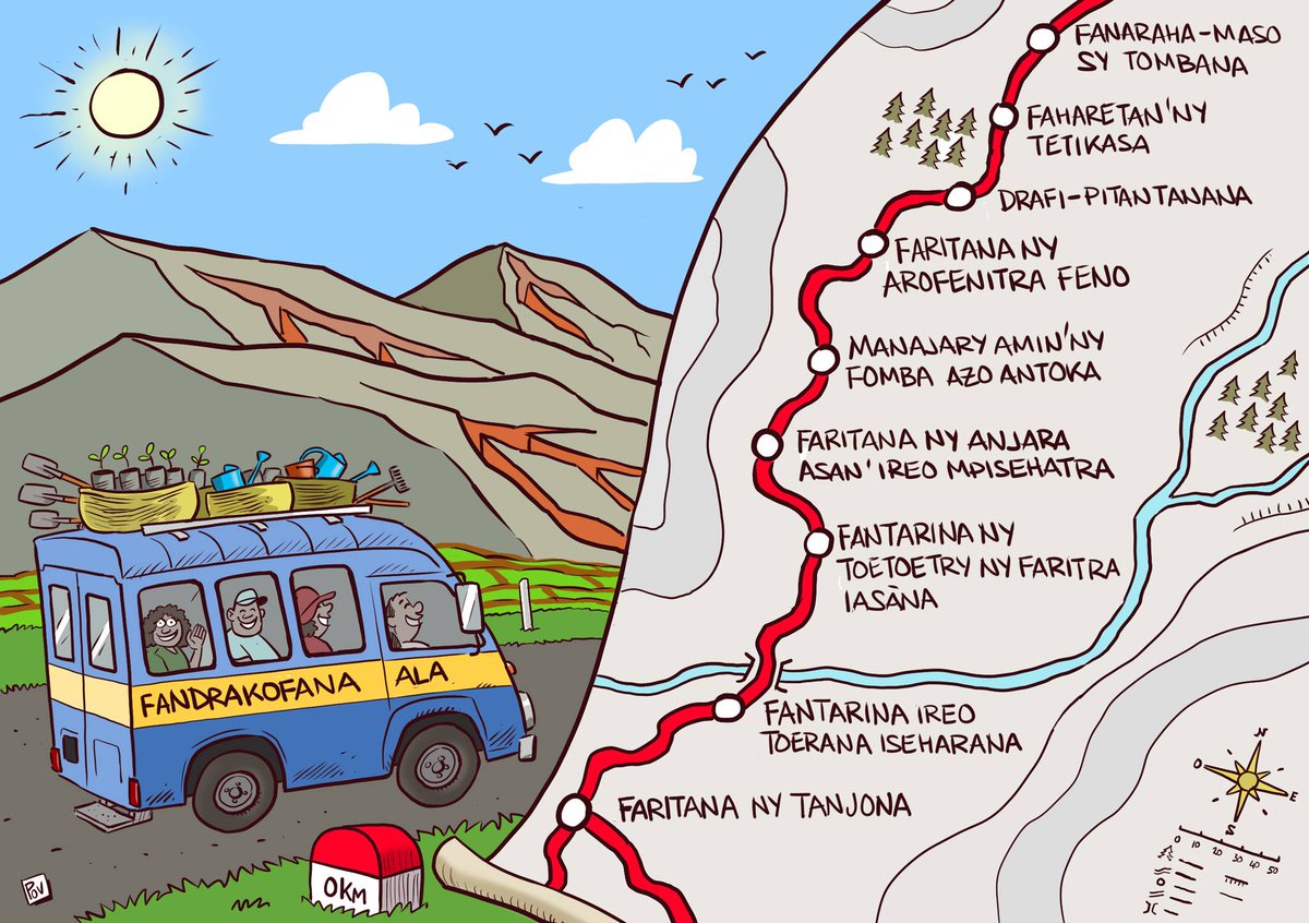 indrisolutions's tweet image. Les élections approchent... la saison de reboisement aussi ! INDRI a travaillé avec Pov pour illustrer les 10 principes pour réussir la reforestation à #Madagascar. Voici le 1er en FR et MG : reboiser, c'est un engagement à long terme ! 9 autres à suivre. Diffusez, partagez. 🌳