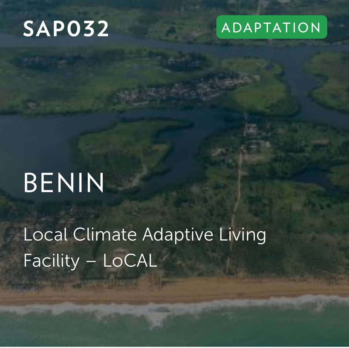 Au #Bénin, un programme d'adaptation climatique centré sur les communautés locales vient d'obtenir l'approbation du Fonds Vert pour le Climat #GCF, avec une subvention impressionnante de 9,9 millions d'€ ! 

Bravo aux voisins👏🌍 #AdaptationClimatique #CommunautésRésilientes