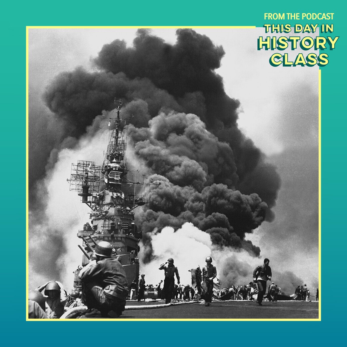 On this day in 1944, the first kamikaze bombers sank an American warship at the Battle of Leyte Gulf.

#Kamikaze #DivineWind #Japan #AlliedForces #WWII #Warship #Pilots #LeyteGulf  #TDIHC #ThisDayInHistory #TodayInHistory #OnThisDay #October25

Listen now:
omny.fm/shows/this-day…