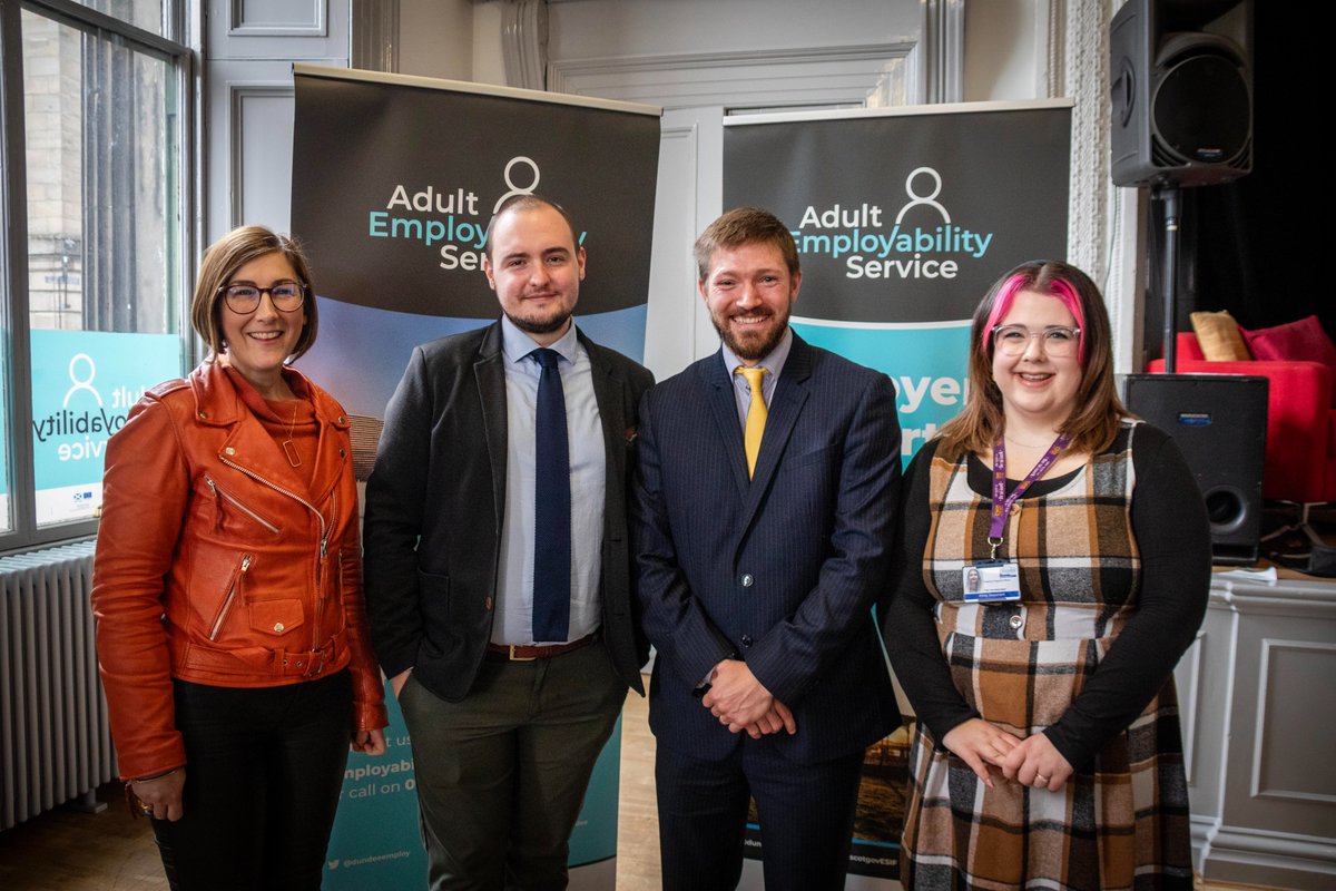 Adult Employability Service Launch ✨ The city council has reshaped its Adult Employability Service to meet new challenges in the jobs market, and an event is being held to raise awareness among employers about the changes. Find out more at: bit.ly/DundeeAESLaunch