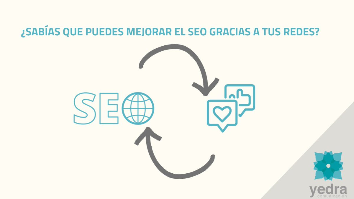 📈 Cuidar tu contenido en #RedesSociales puede ayudarte a mejorar el SEO de tu web.

🫶 ¿Necesitas ayuda para gestionarlas?

Contacta con nosotros:
🖥️ yedracomunicacion.com
📥 info@yedracomunicacion.com
.
.
.
#ComunicaYVende #YedraComunicación