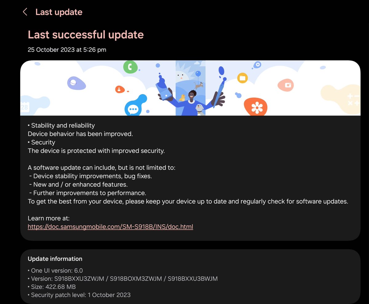 Breaking News ‼️ One UI 6.0 Android 14 Beta 9 Update Is Available In India 🇮🇳 Build: S918BXXU3ZWJM/S918BOXM3ZWJM/S918BXXU3BWJM Size: 422.68 MB Security Patch Level: 1 October 2023 🔐 #OneUI #OneUI6 #GalaxyS23 #GalaxyS23Plus #GalaxyS23Ultra