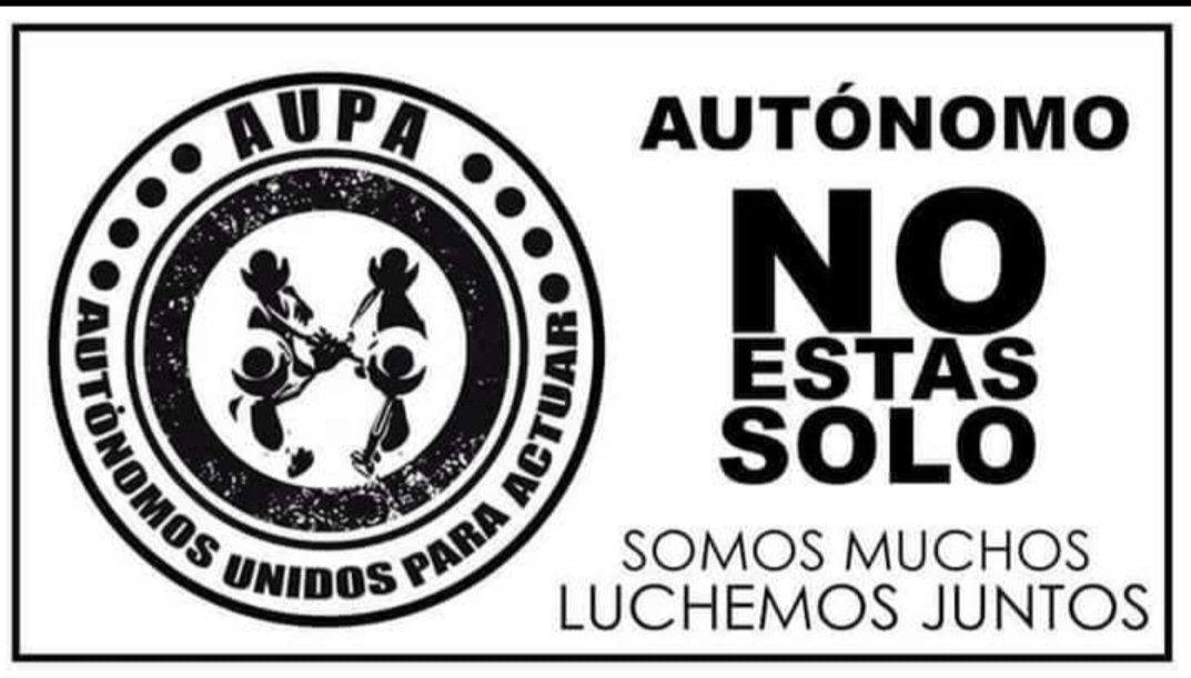 Basta ya. 

🗣️ Más de tres millones de trabajadores autónomos siguen siendo invisibilizados.

➖ Soportamos más cargas, más obstáculos, pero la cobertura mediática sigue igual: inexistente.

🔥 ¿Presionamos juntos por nuestros derechos? 

*Comparte para que llegue a todos.