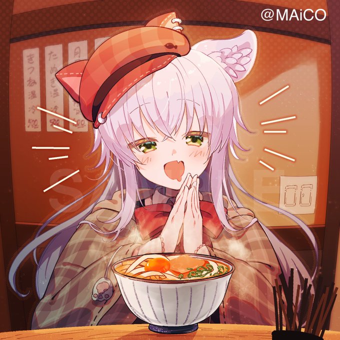 「ロングヘアー 麺」のTwitter画像/イラスト(新着)｜4ページ目