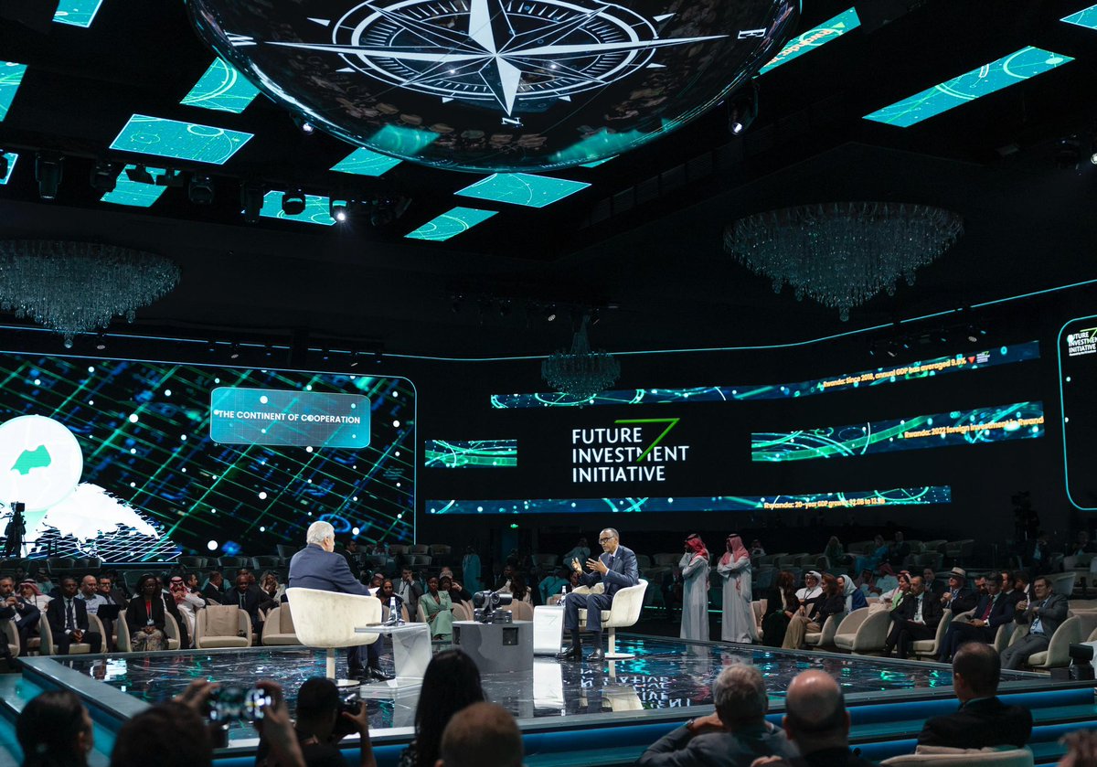 “Our Compass starts with Africa. Africans working together and with the rest of the world to develop the continent. It will require investing in our young people in the right way.”President Kagame | 7th edition of the Future Investment Initiative #FII7