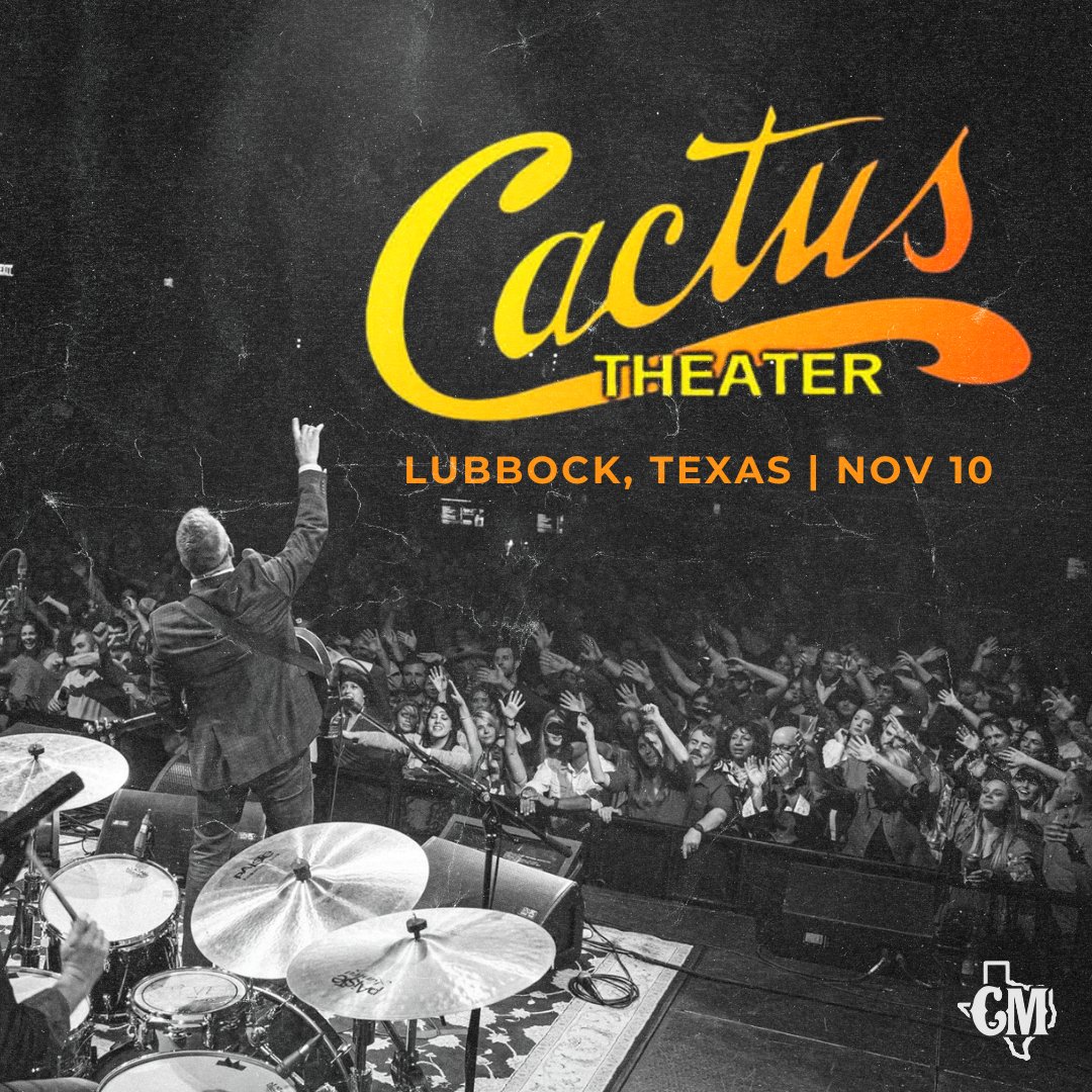 Lubbock, we're headed your way for a great acoustic show at @cactustheater 🔥 We can't wait to see y'all there!

Grab your spot at corymorrow.com/tour-dates/