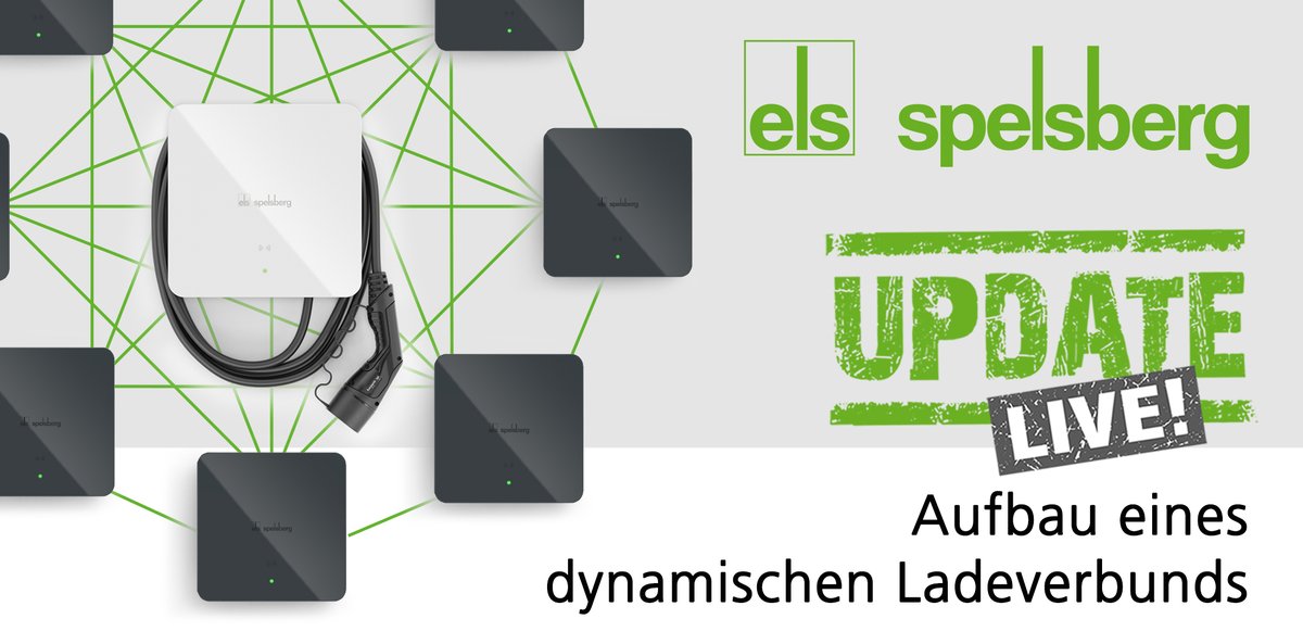 Unser nächstes #UPDATELIVE! zum Thema „#SpelsbergWallbox: Aufbau eines dynamischen #Ladeverbunds“ steht am 09.11.2023 um 15 Uhr an. 🔌

Unsere #Experten Heiko Brüsewitz und Louis Otting präsentieren Möglichkeiten eines dynamischen Ladeverbunds.

go.spelsberg.de/l/646013/2023-…