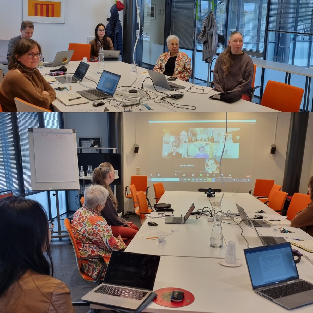 UllaHytti's tweet photo. Great research seminar with Prof Emerita Edwina Pio from NZ discussing immigrants and belonging, diversity, inclusion, precarious liminality ... in our @HighHiwe project @TSEentre @UniTurku @UniEastFinland https://t.co/hf30jMmhQi