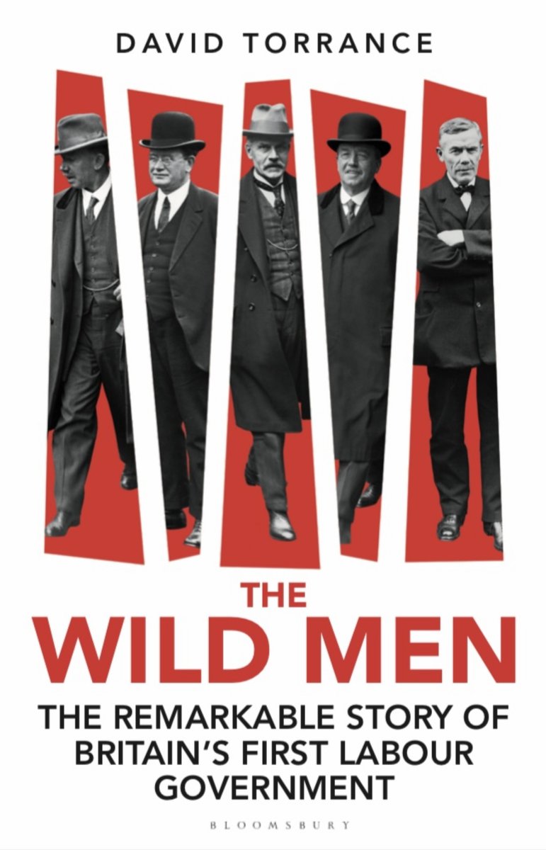 Thrilled to reveal the cover of my forthcoming book on the first Labour government, to be published by @BloomsburyBooks in January 2024. It's available to pre-order direct from the publisher and other outlets using this link: linktr.ee/thewildmen #wildmen