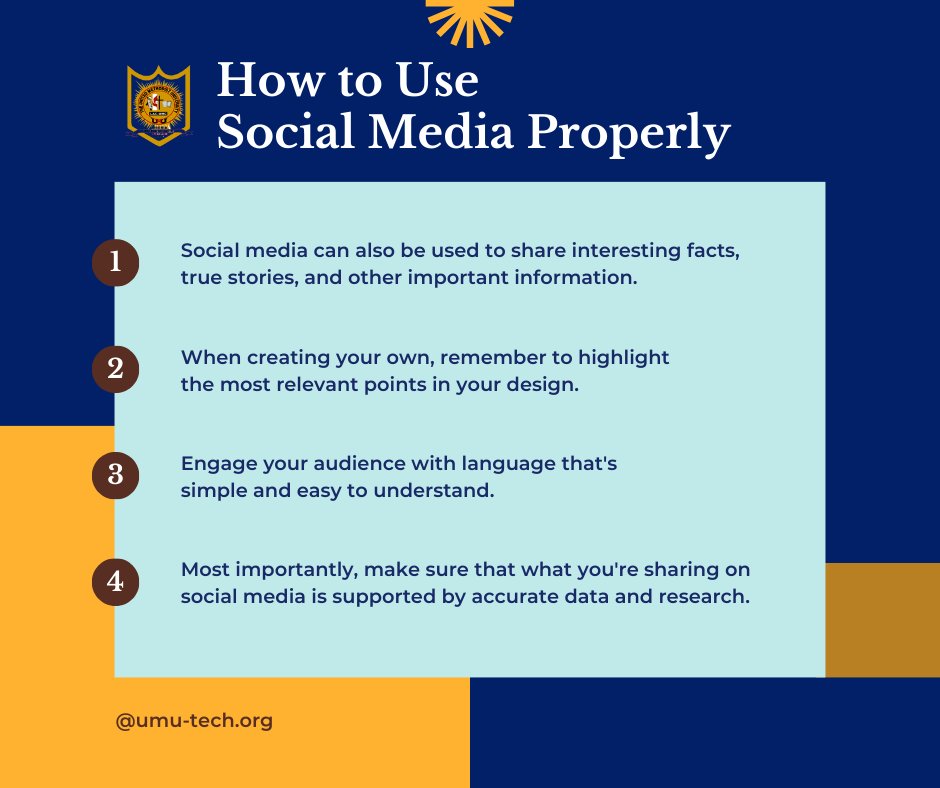 umu_tech's tweet image. Connecting on social media is great, but it&apos;s vital to do it right. Consider your audience and content to avoid offense.  Keep privacy settings in check, safeguard personal info. Make social media meaningful! 
#SocialMediaEtiquette #OnlineBehavior #PositiveImpact #PrivacyMatters