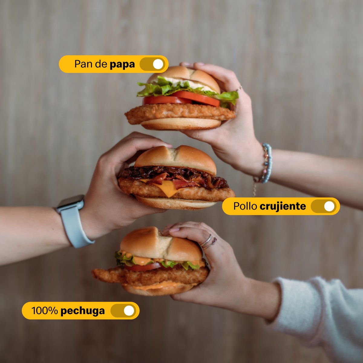 McDonalds_Uy's tweet photo. Modo #McCrispyChicken AC TI VA DO ✅ ¡También para pedir y retirar por la app! https://t.co/XEgnQj9qpL
