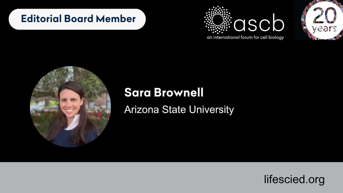 CBELifescied's tweet photo. Featured LSE Editor: Sara Brownell, Arizona State University
I value the efforts made by the journal to elevate the quality of biology education research...in a way that is still mostly accessible to the average biologist to broaden the impact of the work. https://t.co/M2OE9Y7LU8 https://t.co/t2zPnHVWTc