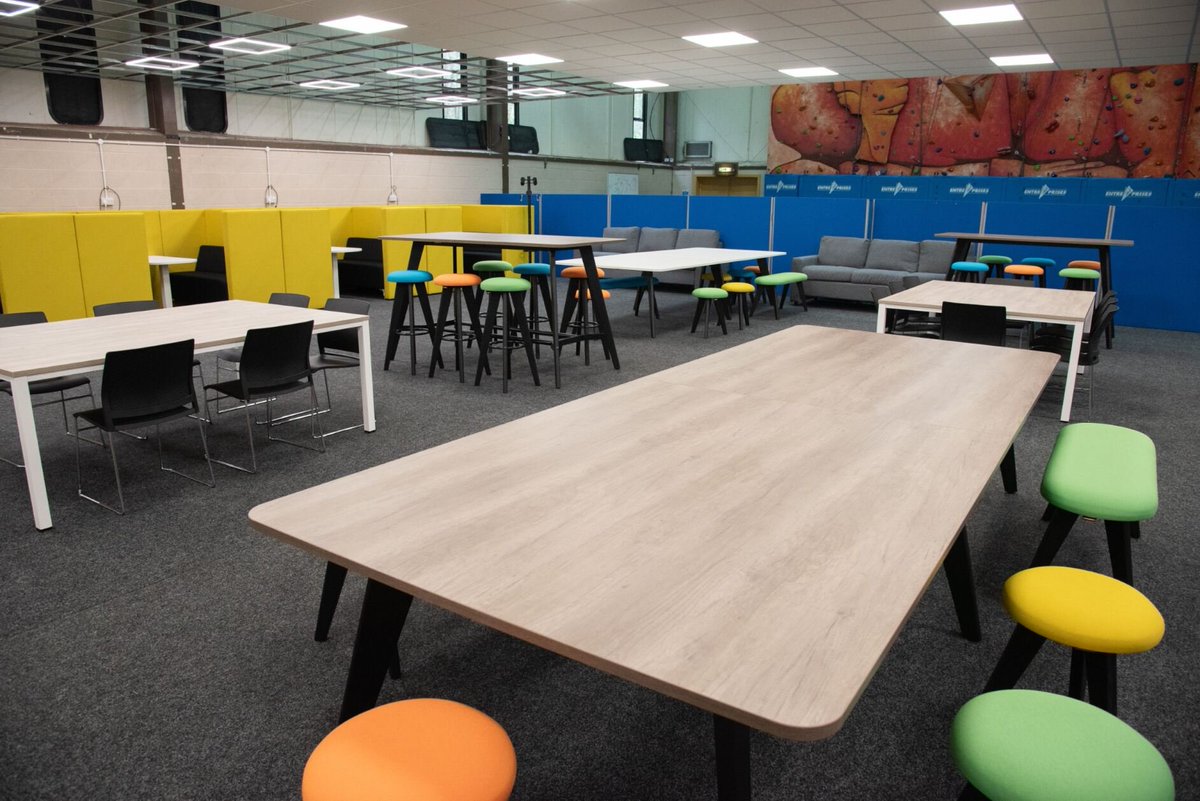 Our Lord Woolley Centre has been transformed from our old Sports Hall into a new study zone for our students! 😍

Do you have any photos of the Lord Woolley Centre from over the years? We would love to see them 😃