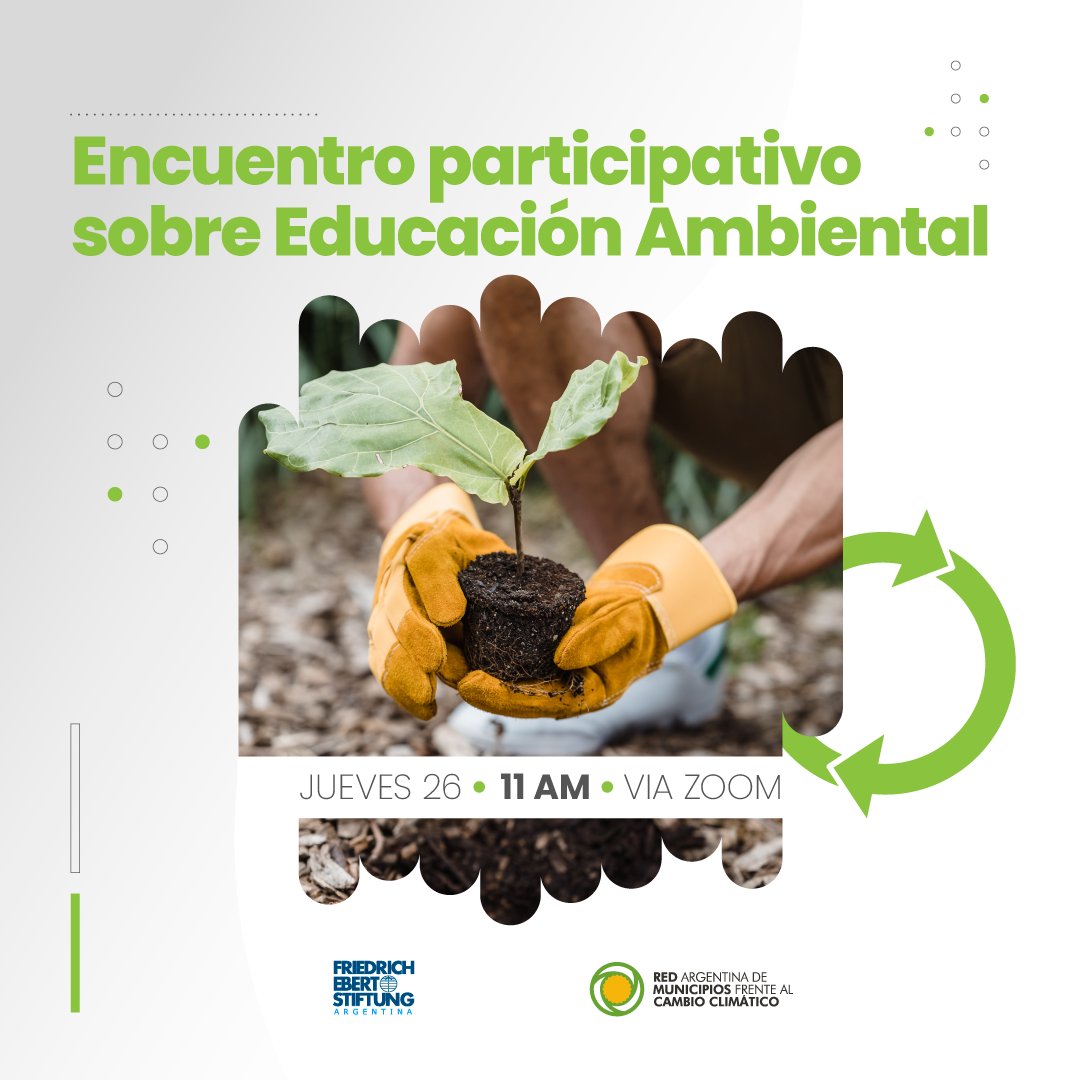 ramcc_ar's tweet photo. 💡💡¡MAÑANA!💡💡
#EncuentroParticipativo sobre Educación Ambiental 🌿
🗓️ Fecha: jueves 26 de octubre.
⏰ Hora: 11AM
💻Modalidad:  virtual a través de Zoom.

INFO + INSCRIPCIÓN 👉https://t.co/E2sDB2P3kN

#MunicipiosRAMCC #RAMCC2023 https://t.co/trkuXgy4uZ