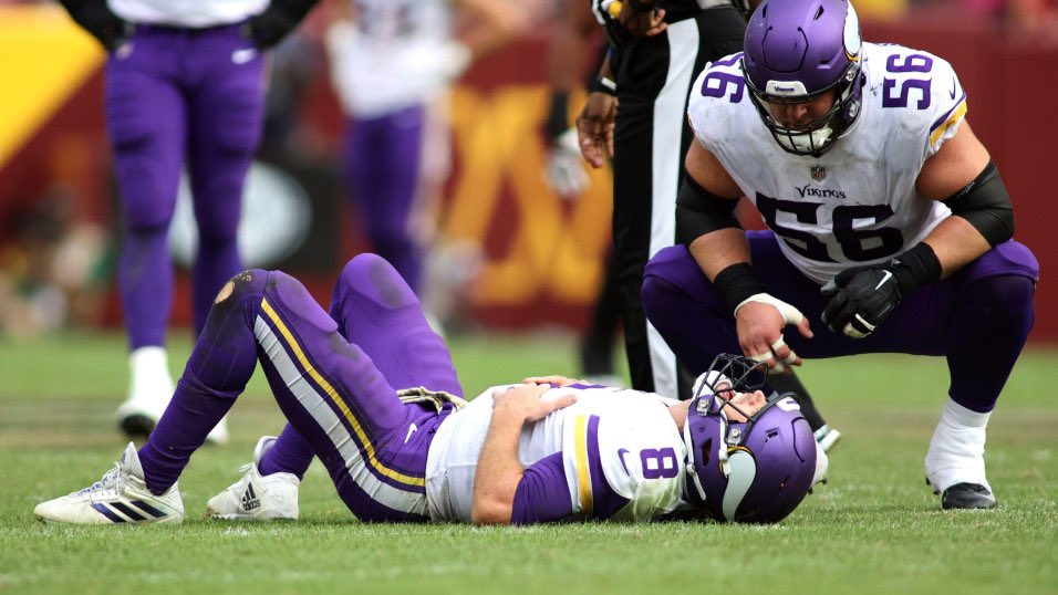 SKOLWorld's tweet photo. “That was Kirk Cousins best game ever” Not even close. I put it behind the dozen or so games where he was getting hit over a dozen times and despite getting beat senseless he strapped the offense to his back and got the Dub! Don’t pick the day his line gave him the cleanest pocket in his career to say “ Kirk finally stepped up”
It’s a backhanded compliment reserving the right to say “Kirk is back to being Kirk” the next time the O line sucks and the D gives up 30.