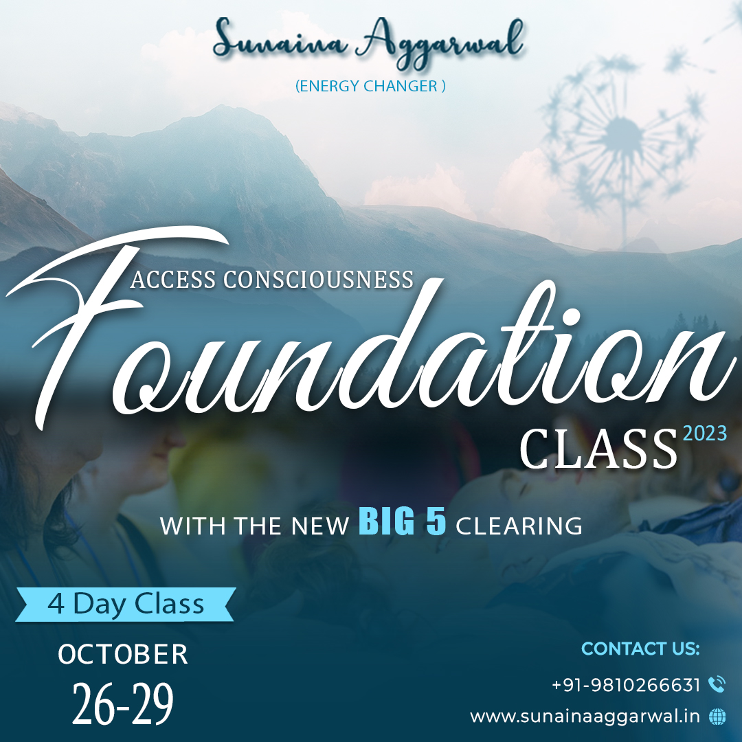 Sunainaph's tweet image. Access consciousness Foundation class with the new big 5 clearing

Join us on:
26th October to 29th October 2023
Call us - +91-9810266631
Visit our website:
sunainaaggarwal.in

#sunainaaggarwal #foundationclass #big5 #clearing #accessconsciousness #changeyourlife #withbig5