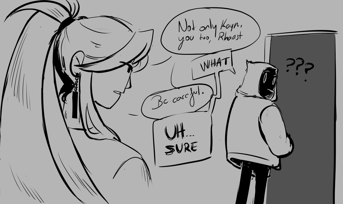 _Luanniao's tweet photo. Rhaast has a chat with Yone #HeartSteel #LeagueOfLegends #ArtofLegends https://t.co/WssksjuLlz