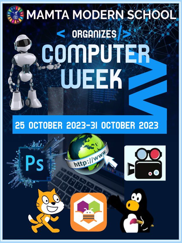 MamtaModernSSS's tweet photo. Mamta Modern School commenced the week for the tech geeks . To provide them a platform to showcase their techical prowess , various activities were conducted for the students for classes  IV and VII.

#Day1
#Computerweek
#Digitallearning
#criticalthinking
#innovativeminds
#epage https://t.co/mfBwiaRisS