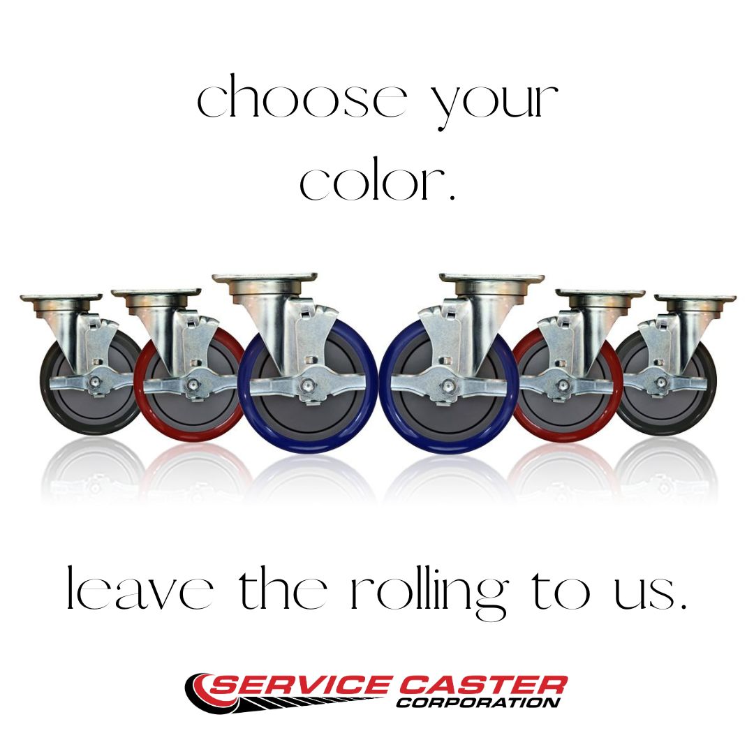 SERVICECASTER's tweet image. #CasterWheels #IndustrialProducts #ColorOptions #WorldwideLeader #KeepRolling