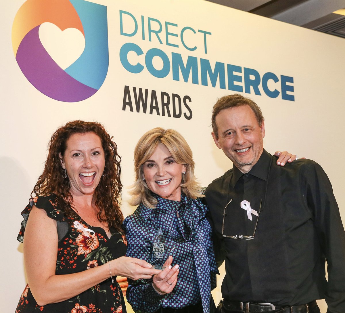 We're thrilled to win ‘Best Fashion &amp; Accessories Catalogue’ and ‘Best Catalogue Creative &amp; Production’ at the Direct Commerce Awards with our incredible client Saint + Sofia. Amazing to be recognised within an industry in which competition is fierce and standards high!