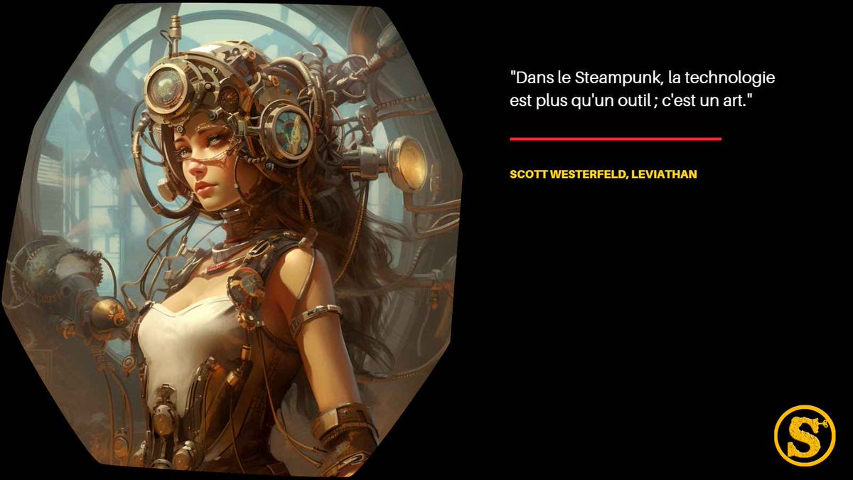 Steampunkstore1's tweet photo. "Dans le Steampunk, la technologie est plus qu'un outil ; c'est un art."

Scott Westerfeld, Leviathan

#Steampunk #SteampunkStyle #SteampunkFashion #SteampunkArt #SteampunkLife #SteampunkDesign https://t.co/F1tG0EVJkm