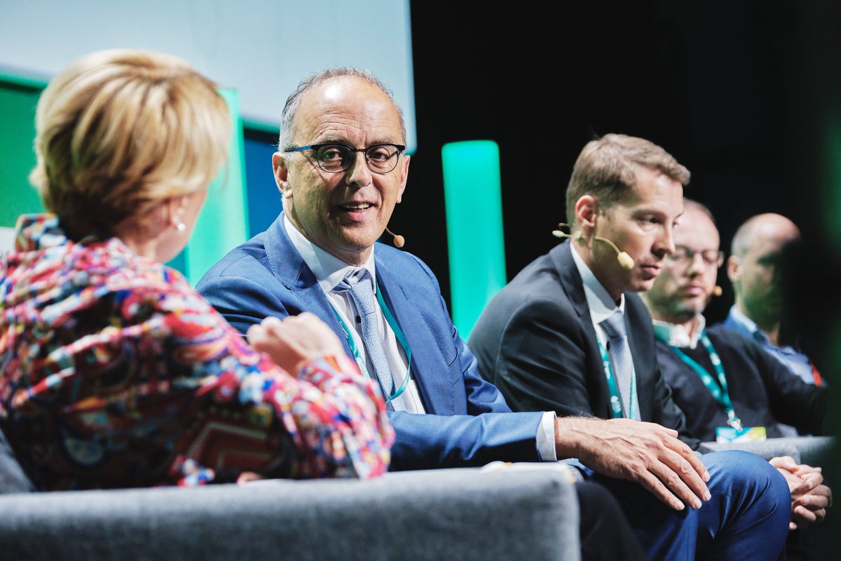 European_Biogas's tweet photo. At the #EBAConference this morning, presentations unravelling #biomethane economics. A solid European value chain is an advantage to guarantee incentives have a greater local impact.
#EUBW https://t.co/XkIYwC0sgl