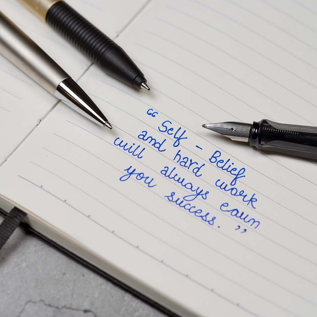 Pen in hand, hard work as your ink, and self-belief as your parchment—this is the script of success you write for yourself. No dream is unreal when you put on real efforts. 🖋️✨ #lamy #lamyindia #premiumpens #creativityunleashed #inkthespark #creativityWriting