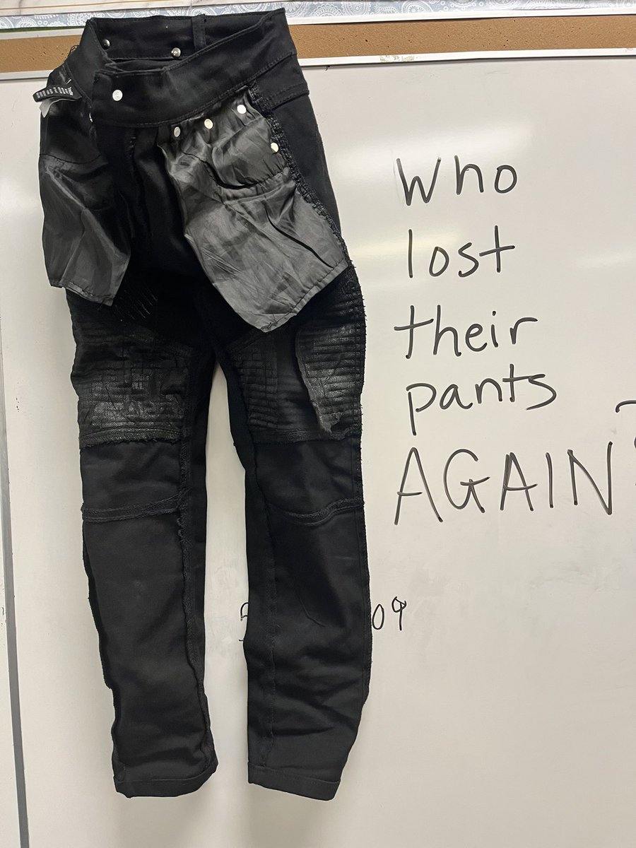 This is a new problem in my class that I have not run into in 25 years- Who lost their pants? <a href="/OnslowSchools/">Onslow County Schools</a> #fifthgrade #summersill #pants