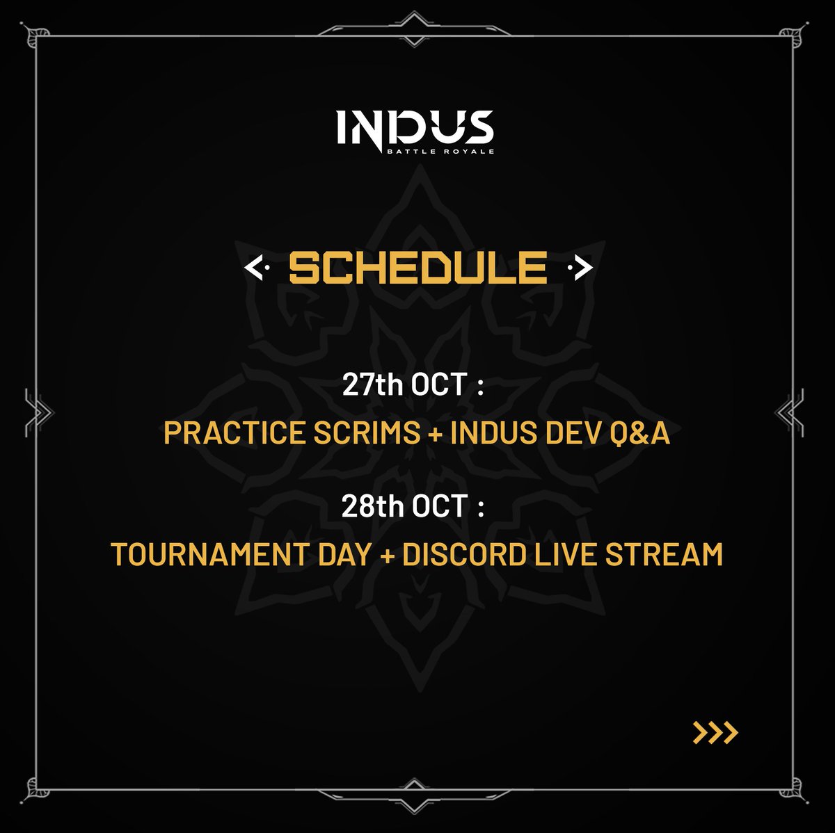 Indus Game on X: 🚨Indus Community Playtest Esports Invitational Details🚨  Date?✓ Prize Pool? ✓ Schedule?✓ Format? ✓ Winner? 🫵🏼 Also, exciting  prizes at the venue. 👀 #IndusGame #CommunityPlaytest #Esports   / X