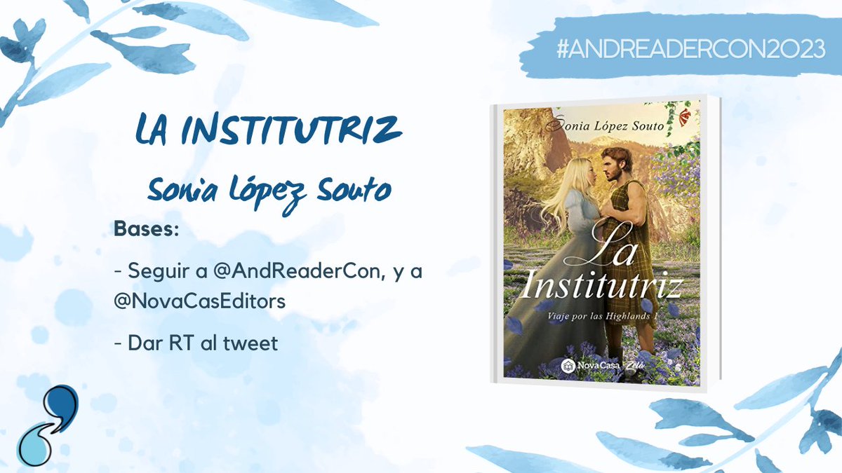 Sorteo nacional de un ejemplar de 'La institutriz'. Requisitos para participar:

-Seguir esta cuenta
-Seguir a <a href="/NovaCasaEditors/">Nova Casa Editorial</a> 
-Dar RT a este tweet

El sorteo finaliza a las 20.00H
