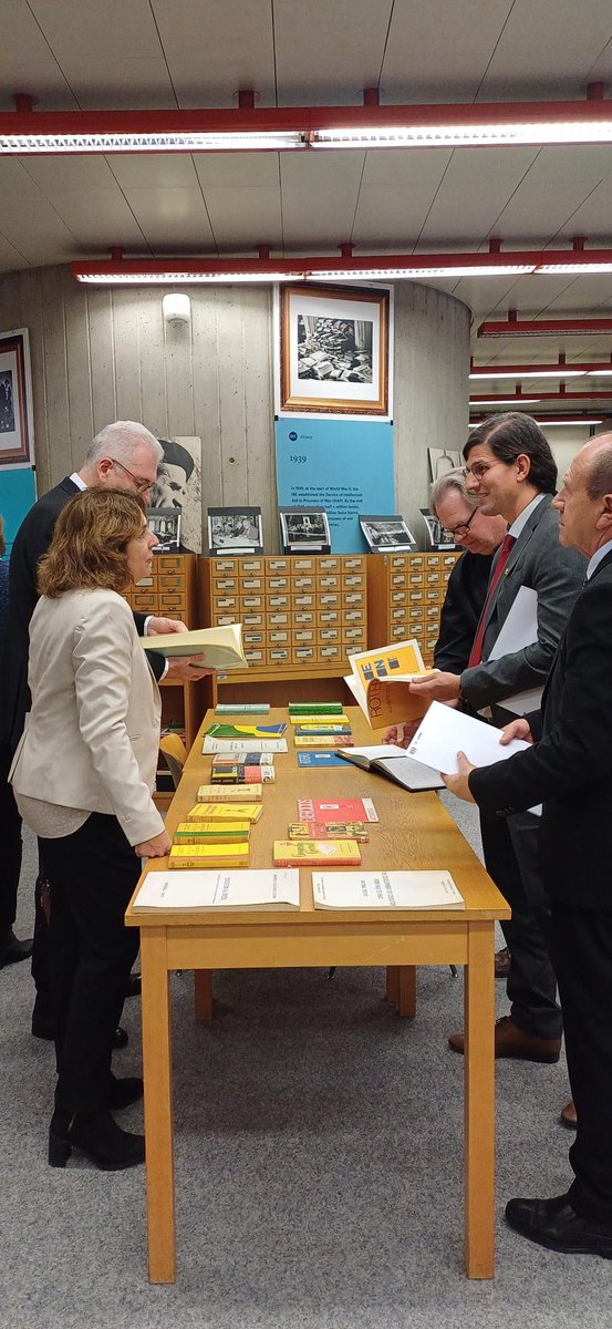 Absolutely thrilled to welcome esteemed visitors from <a href="/GcubBrasil/">GCUB - Brasil</a>! Our discussions about future collaborations were truly inspiring, and <a href="/IBE_UNESCO/">UNESCO-IBE</a> historical collections left a lasting impression. Grateful for the opportunity to connect &amp; share knowledge!