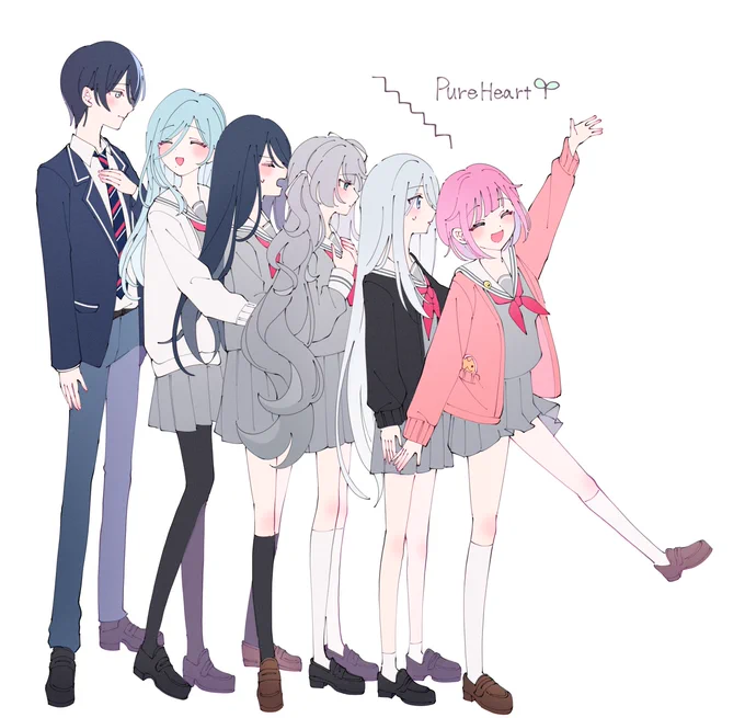 冬弥と女の子の絡みが一番好きだから嬉しい…描いてきてよかった…