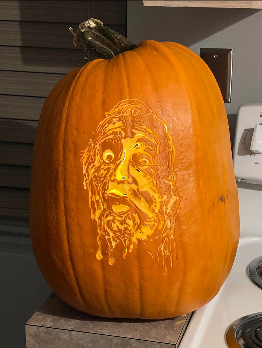 TheRealTromaDan's tweet photo. Third up for the year. The man himself, @lloydkaufman! As always, thanks for looking!
#PumpkinCarver
#LloydKaufman
#Halloween2023
#TromaArmy
#ReturnToNukeEmHigh
#WhatsGoingOn
#DanOLantern https://t.co/rt1iUp0Rfe