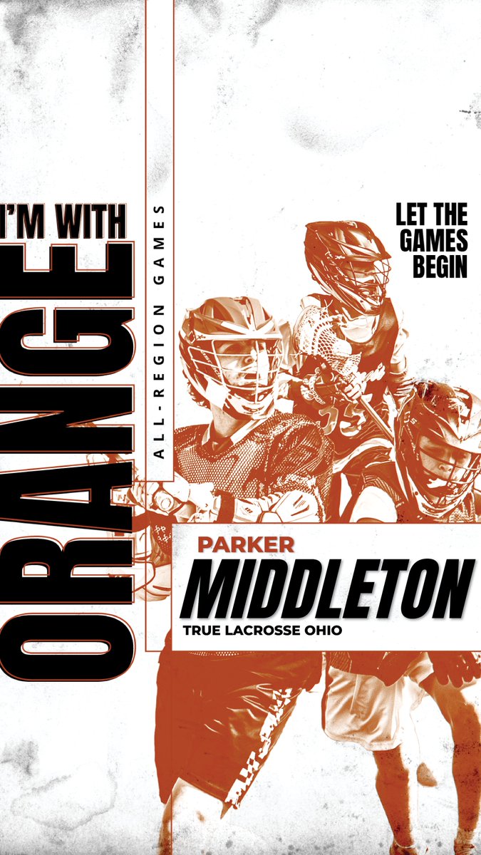 Pumped to share that Parker Middleton, 26 is playing in the 2024 All-Region Games for the Orange team.  Thanks to @TrueLacrosseOH and @tl_natn for the opportunity.  #allregiongames.
