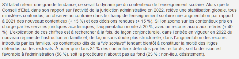 cafepedagogique's tweet photo. Nette augmentation des contentieux contre l'Education nationale d'après la Direction des affaires juridiques du ministère. Loin d'apaiser, les nouveaux textes, notamment contre l'IEF, multiplient les occasions de recours https://t.co/as4uOh4Gez https://t.co/CaceqVAA7W