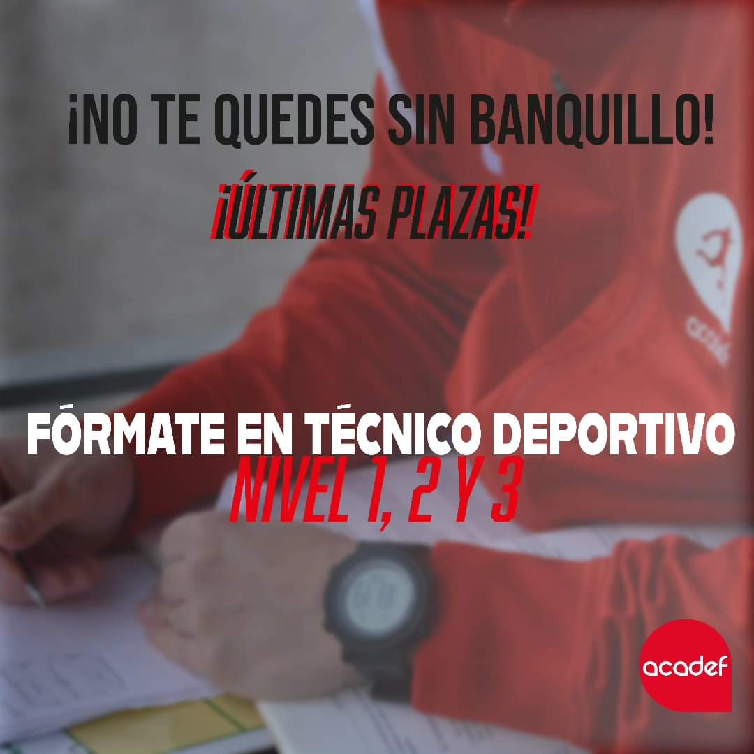 cancueri78's tweet photo. ¿Listo para dar el siguiente paso en tu carrera como entrenador? ¡Inscríbete ahora y asegura tu lugar en Acadef! 📚
Contáctanos hoy mismo para obtener más información y reservar tu plaza. ¡No dejes que esta oportunidad pase de largo!
697 787 042

#Acadef #ÚltimasPlazas #SéElMejor https://t.co/4dp1sfXsbG
