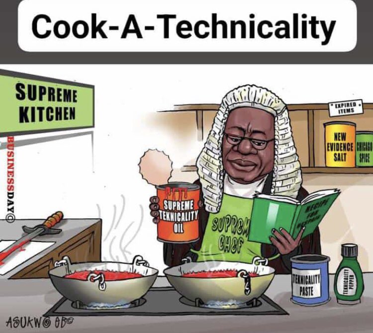 While this one is running from the FBI Files, the Nigerian Supreme Court is aiding &amp; abetting. He can run, but he can’t hide.

The hashtag is #FBIFiles