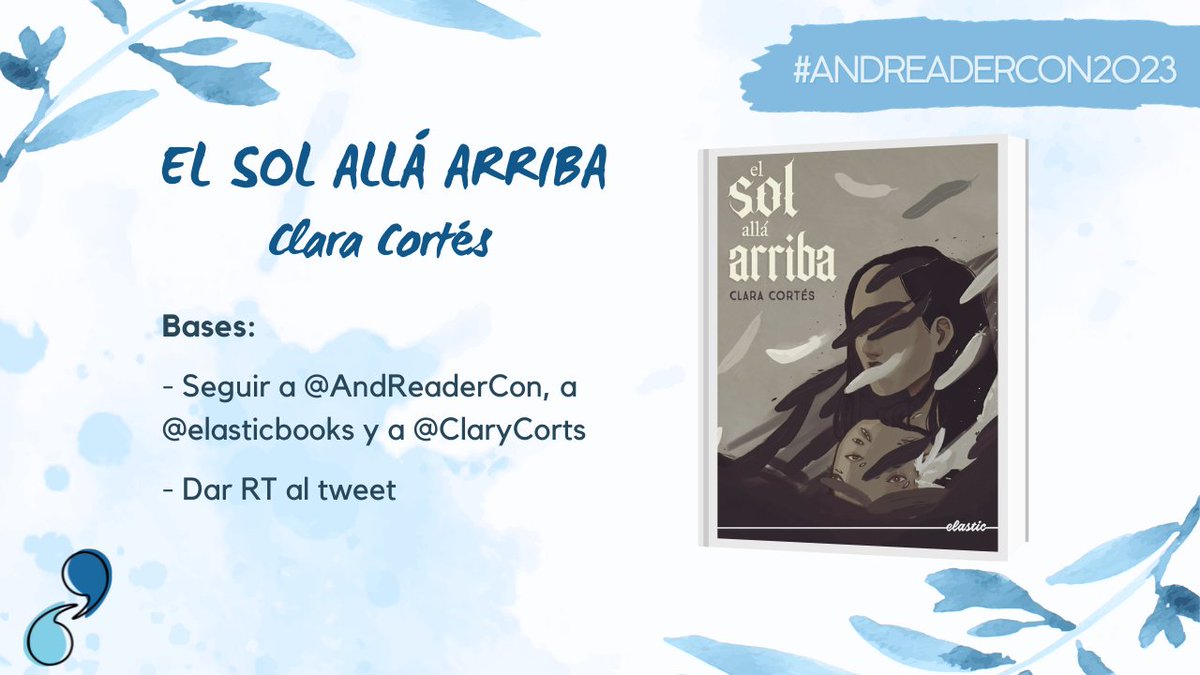 Sorteo nacional de un ejemplar de 'El sol allá arriba'. Requisitos para participar:

-Seguir esta cuenta
-Seguir a <a href="/ElasticBooks/">Elastic Books</a> 
-Seguir a <a href="/ClaryCorts/">clara cortés 🌈🗝️</a> 
-Dar RT a este tweet

El sorteo finaliza a las 14.00H