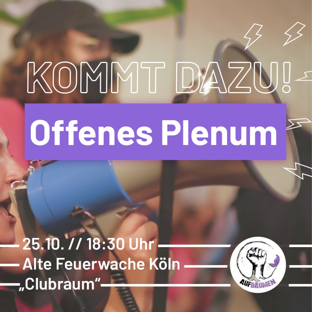 Für alle spontanen Menschen: Wir haben heute Abend um 18:30 wieder ein offenes Plenum! Komm einfach vorbei, lerne uns kennen und finde heraus, wie du dich bei uns einbringen kannst. Wir freuen uns auf euch ✊ #vergesellschaftung #rweenteignen #klimagerechtigkeit