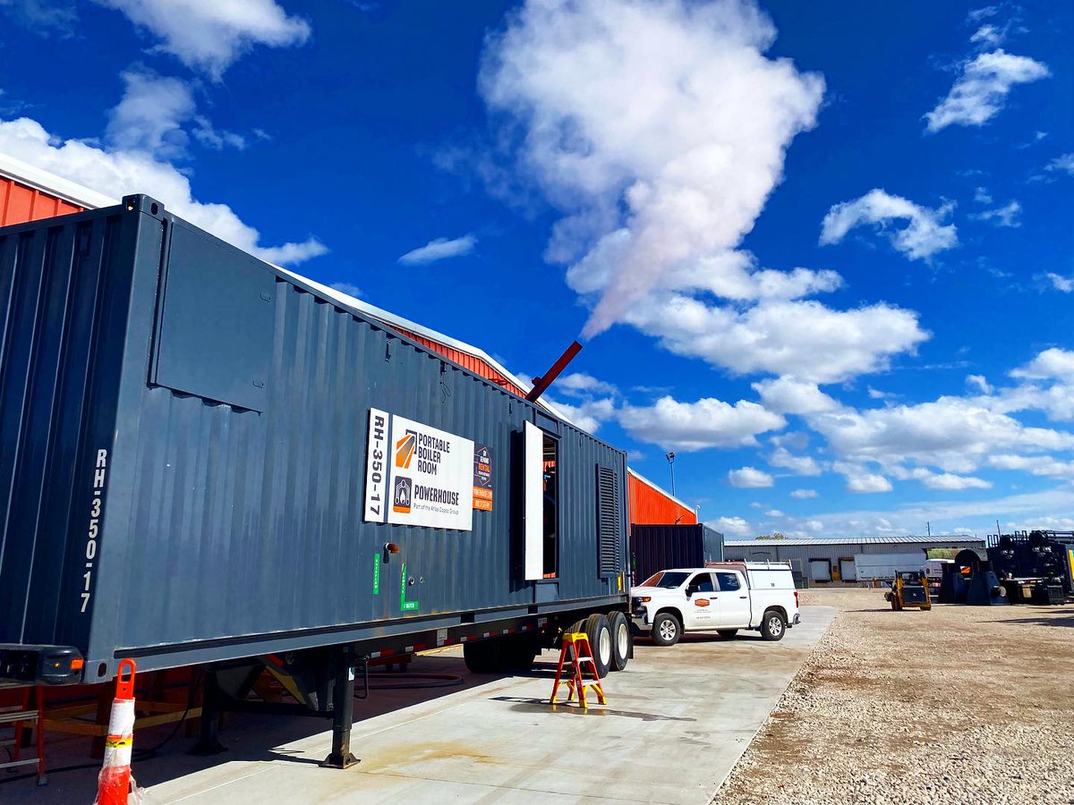 RasMech's tweet image. Test firing day for the portable boiler room. #mobileboilers #testfire #remoteserviceshop