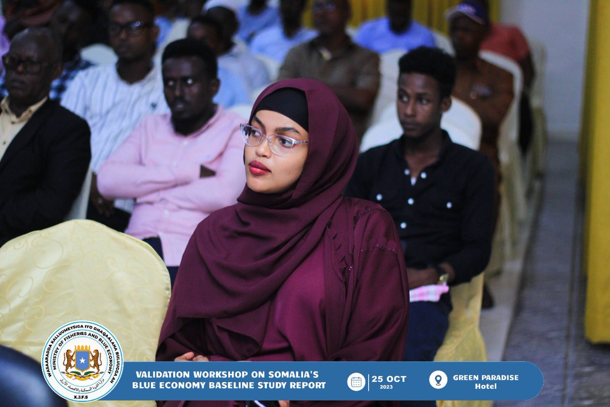 MFBESomalia's tweet image. We had a validation workshop on Somalia&apos;s Blue Economy baseline study report.

This study provides a solid foundation for understanding the current state of the blue economy &amp;amp; highlights the opportunities &amp;amp; challenges ahead.
#BlueEconomy
#ValidationWorkshop
#SustainableDevelopmen