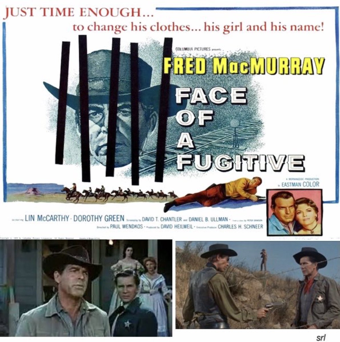 SaveRedlandLibr's tweet photo. 2:25pm TODAY on #GreatAction

The 1959 #Western film🎥  “Face of a Fugitive” directed by #PaulWendkos from a screenplay by #DavidTChantler &amp; #DanielBUllman

Based on #PeterDawson’s short story📖 "Long Gone"

🌟#FredMacMurray #LinMcCarthy #DorothyGreen #JamesCoburn #AlanBaxter https://t.co/aetLUkLb96