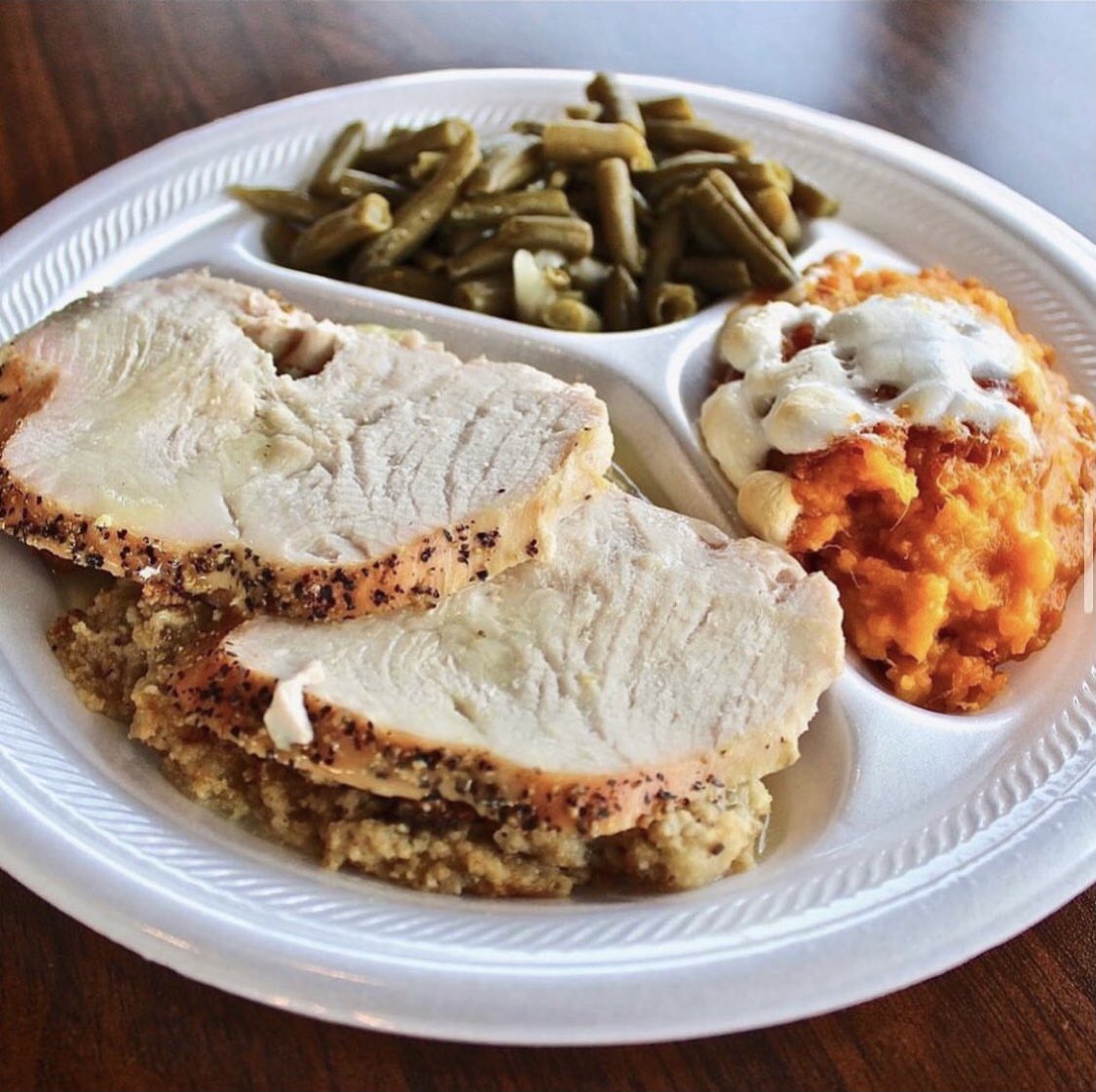 Not just for Thanksgiving! Turkey &amp; dressing is one of our Wednesday specials. 🥰