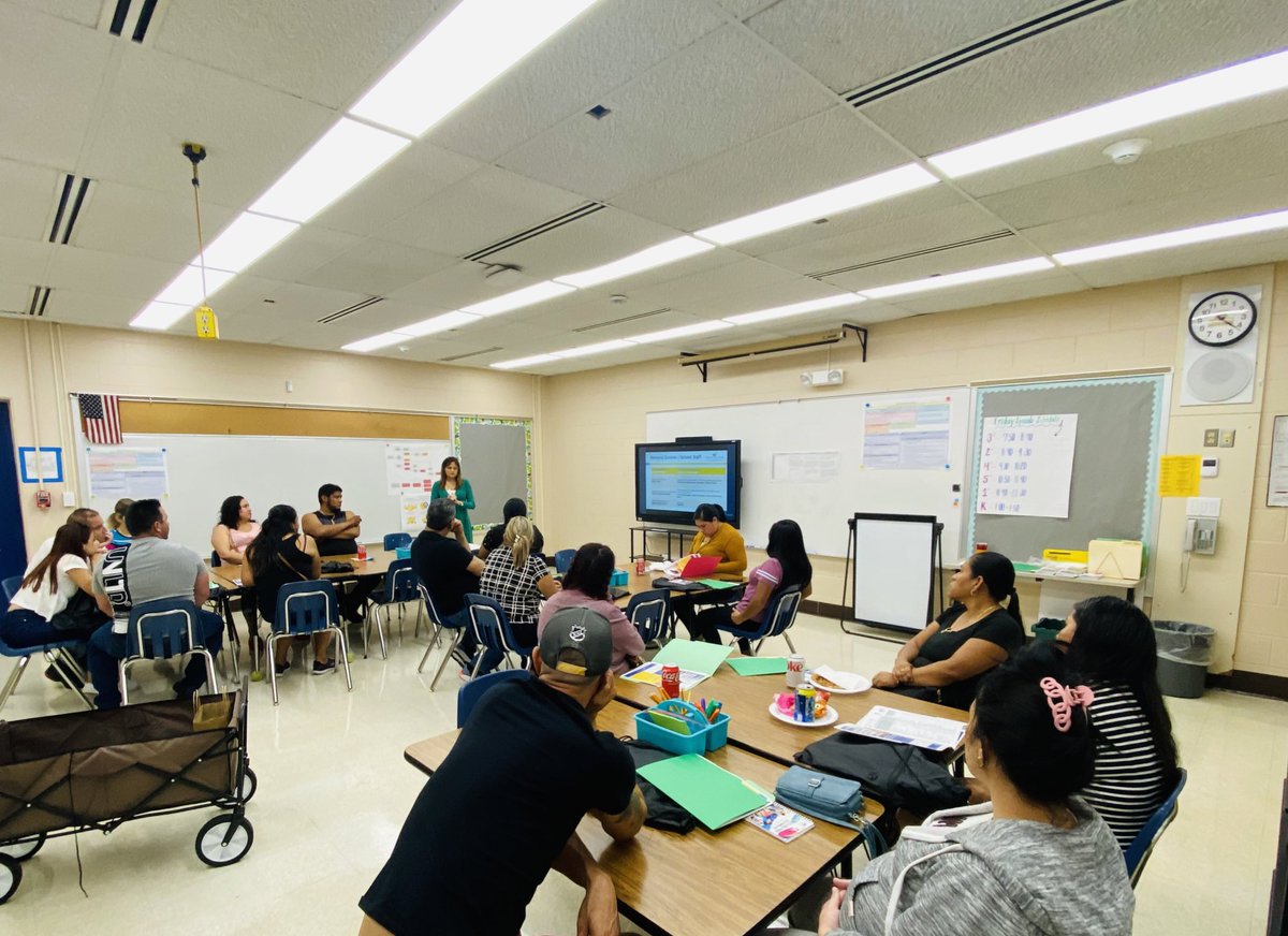 We had a full house at the Fall ESOL Parent Meeting. Parents received backpacks, free books, and family guides from our district representatives. It was a great event! <a href="/ZemHarris/">Zemenaye Harris</a> <a href="/vanity_jolly/">Vanity Jolly</a>