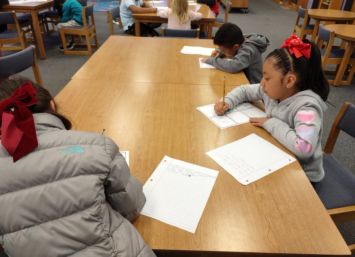 Kingswood_Media's tweet photo. Such focus and creativity from Ms. McGuyer's 3rd graders during our #TeachGraphixWeek lesson! Our @Kingswoodbuzz students ❤️ graphic novels, and YES, they "count" as reading! @ScholasticEdu @GraphixBooks https://t.co/b3M8pWBjHg