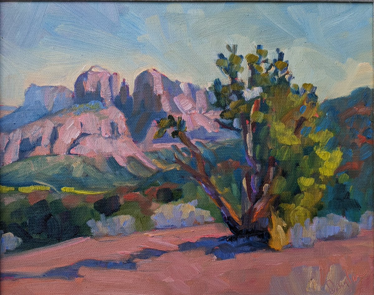 malerincd's tweet image. Although I&apos;ve still got two more days to paint, I&apos;m interested in your opinion. What do you like best, and why? #Sedona #SPAF2023 #pleinair
watch-me-paint.com/what-ive-accom…