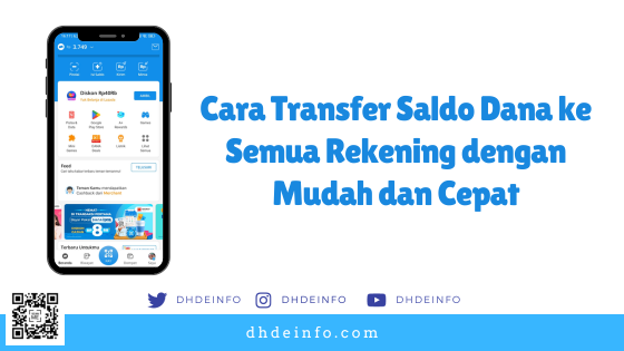 dhdeinfo's tweet photo. Cara Transfer Saldo Dana ke Semua Rekening dengan Mudah dan Cepat https://t.co/Y91iKMNl6l https://t.co/P8wAcS5KDw