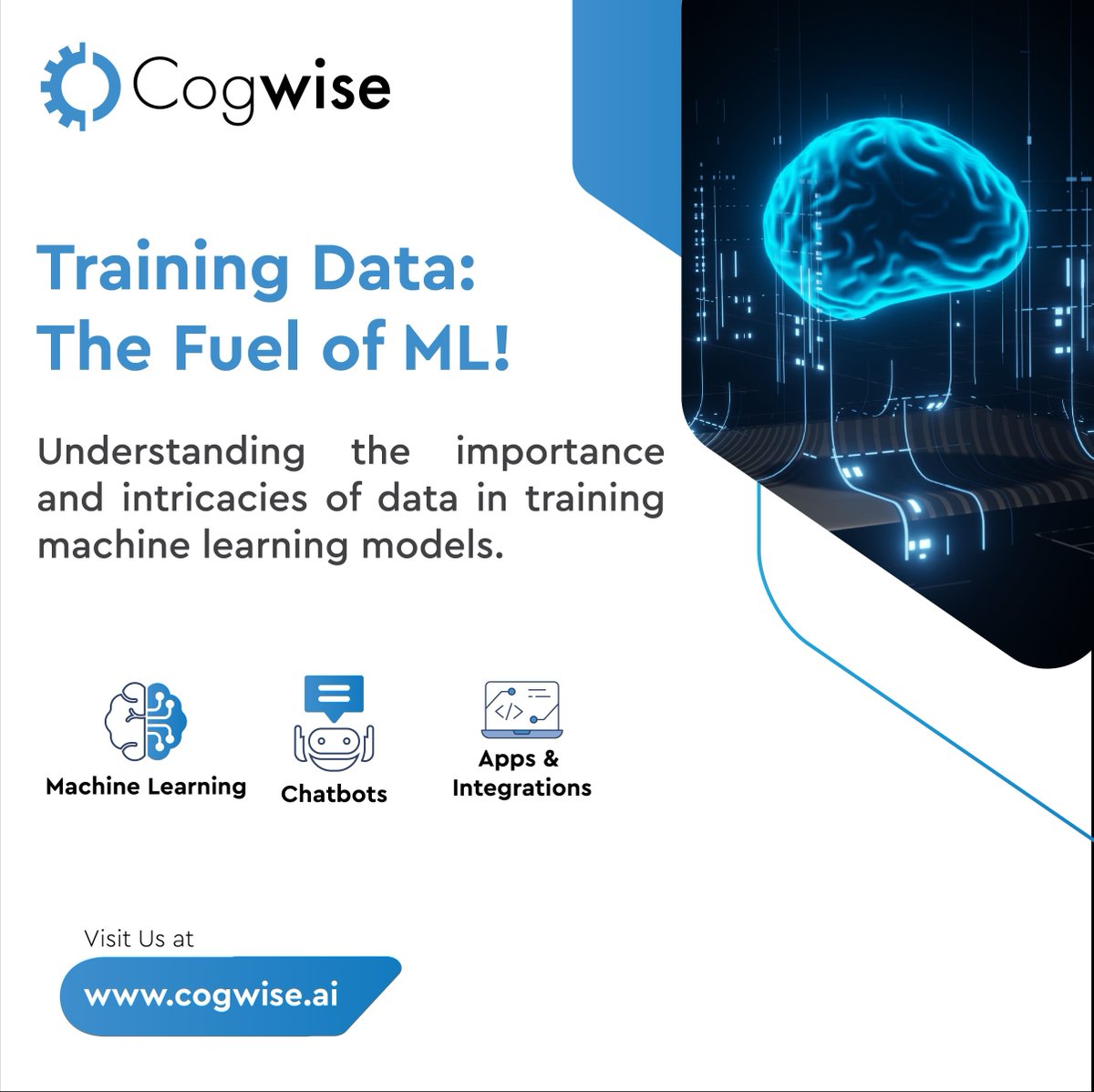 cogwise_ai's tweet image. Delving deep into the pivotal role of data in shaping robust machine learning models. Dive in to elevate your understanding!
#DataDrivenAI #MachineLearningMastery #AIInsights #KnowledgeBoost #genai #llm #python #ai #data #ml #cogwise #lgenerativeai